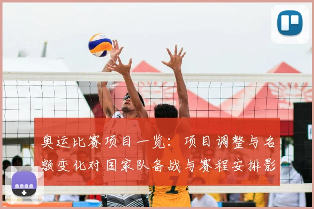 奥运比赛项目一览：项目调整与名额变化对国家队备战与赛程安排影响解读